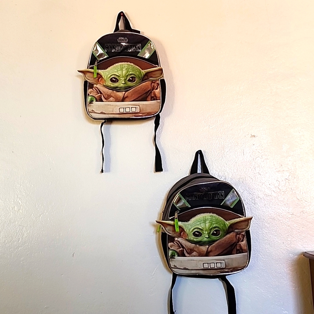 2 small mandalorian backpacks